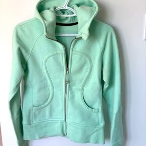Lululemon Scuba Hoodie, size 4, teal
